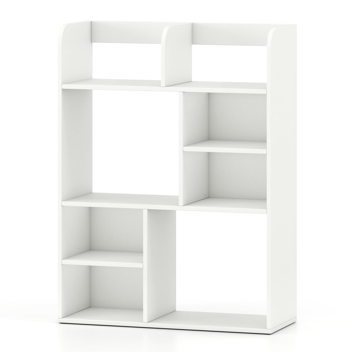 Desktop Display Rack with 8 Open Cubes for Home Office