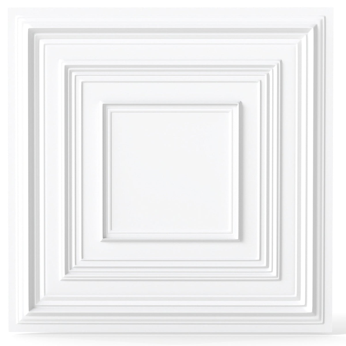 Drop Ceiling Tiles 24" x 24" PVC Ceiling Panels with 3D Decorative Patterns 24-Pack