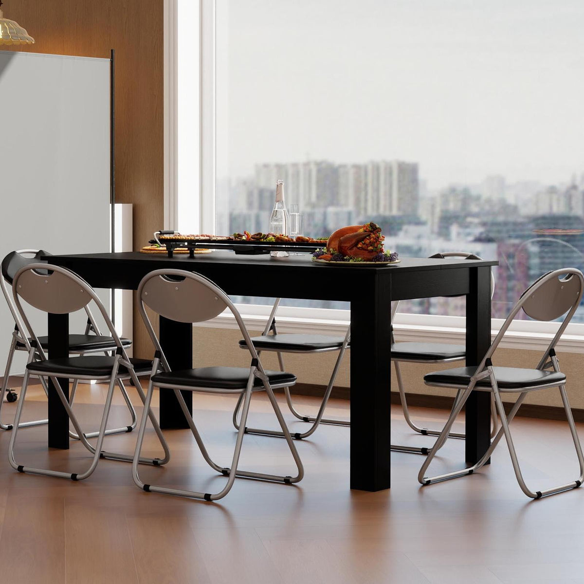 Efficient Dining and Storage Bundle for Clean Compact Living