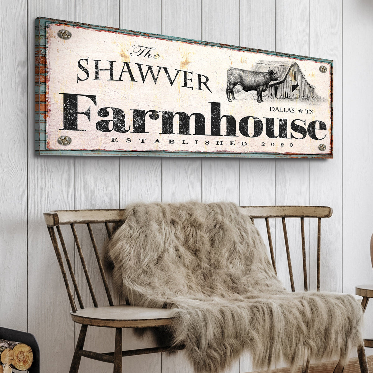 Rustic Farmhouse Sign XV