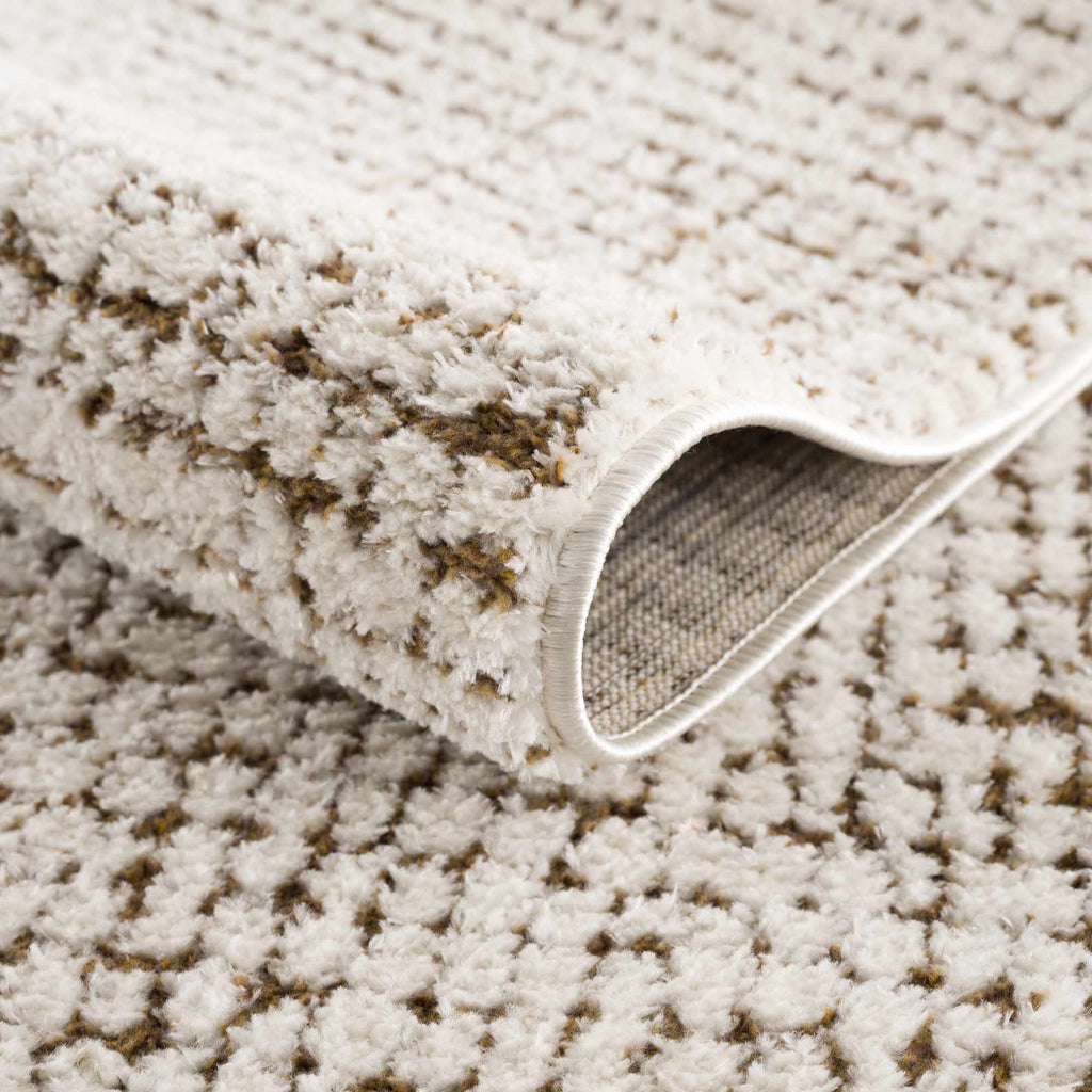Keita Cream & Brown Area Rug