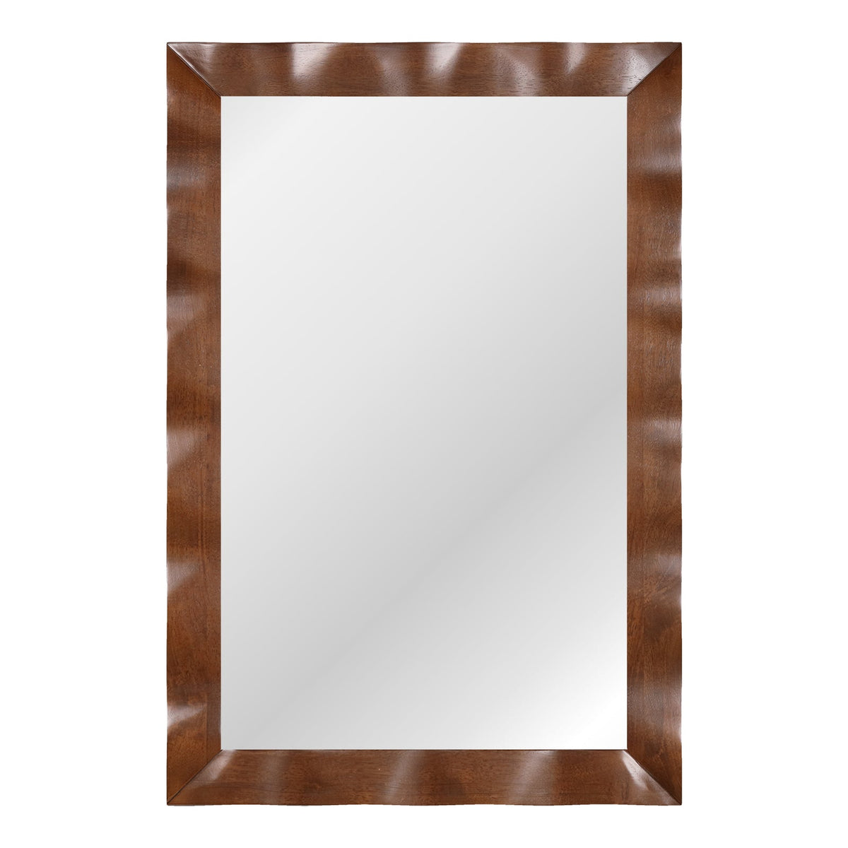 41.5 x 28 inches Farmhouse Wall Mirror with Solid Wood Frame