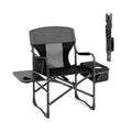 Folding Camping Directors Chair with Cooler Bag and Side Table