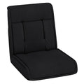 Folding Floor Chair Convertible Lazy Chair with 14-Poistion Adjustable Backrest