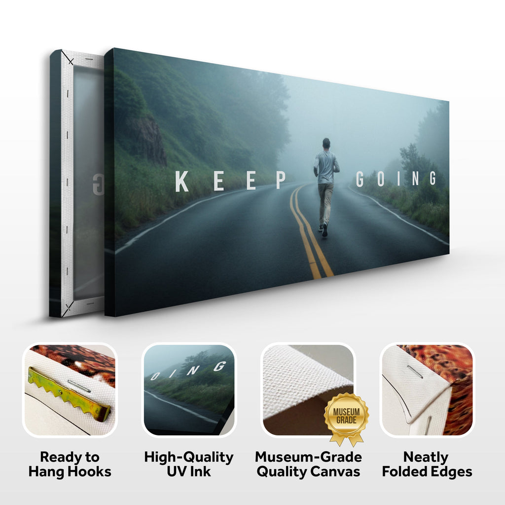 Keep Going Motivational Wall Sign