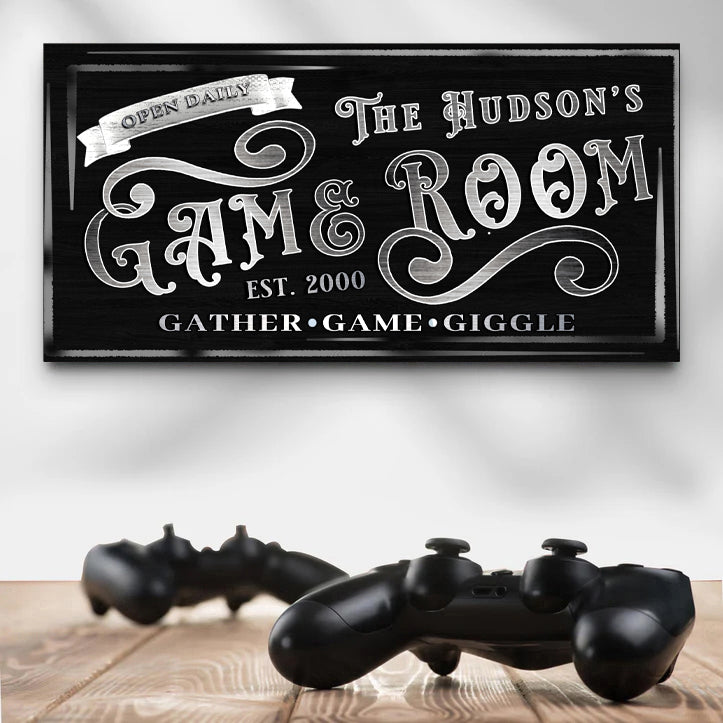 Personalized Game Room Sign II