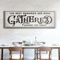 Gathered Around Table Sign II