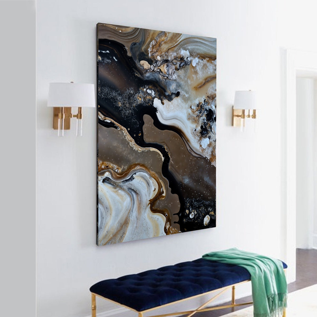 Canvas Print: "Geode Whispers II"