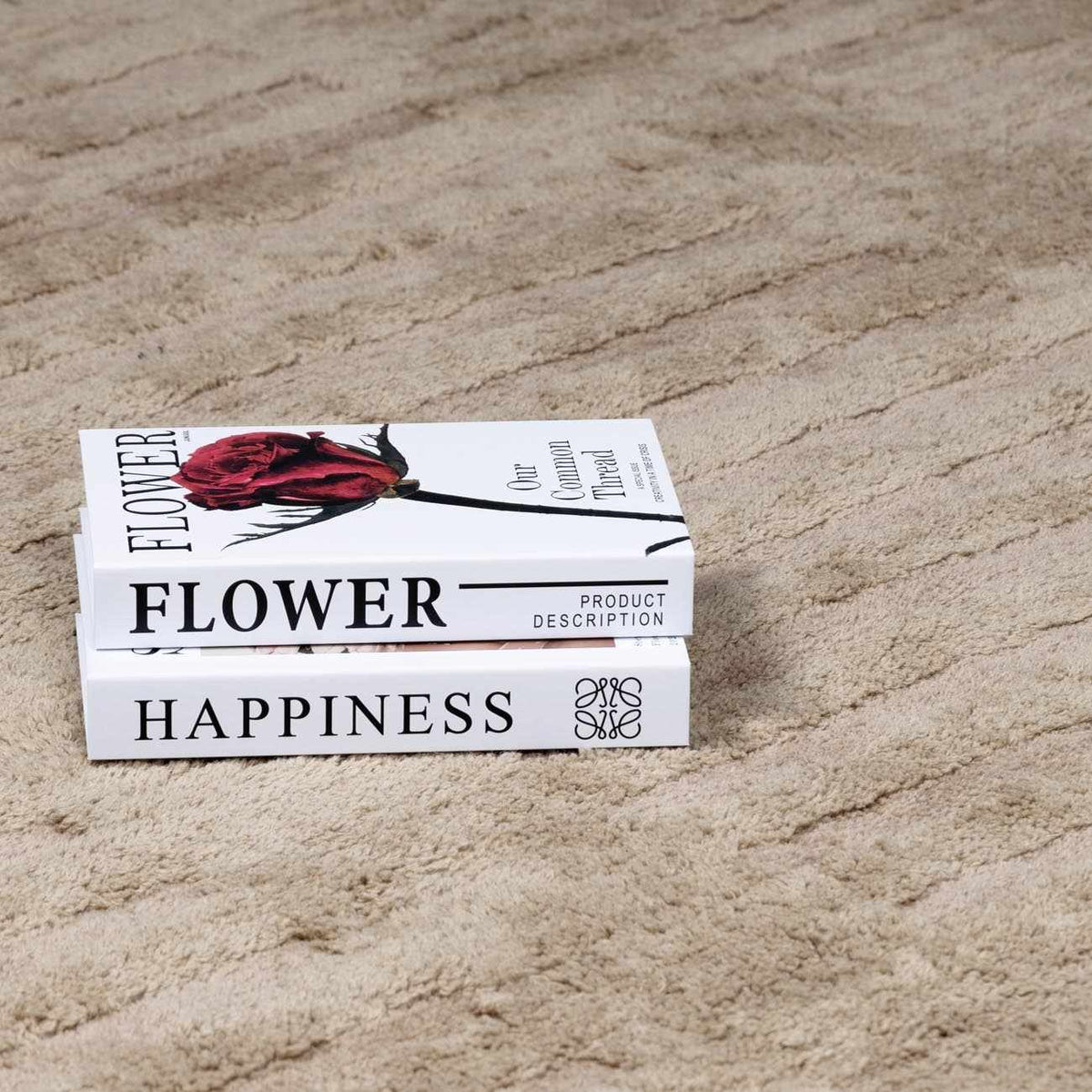 Washable Handmade Wool Rug - Brown - Clearance