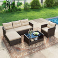 4 Pieces Patio Rattan