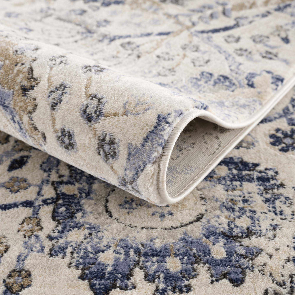 Georgiana Blue & Beige Oushak Rug