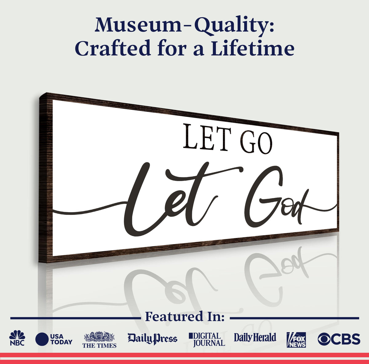 Let Go Let God Faith Sign III