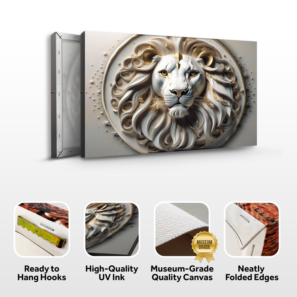 Majestic Lion Wall Art VI