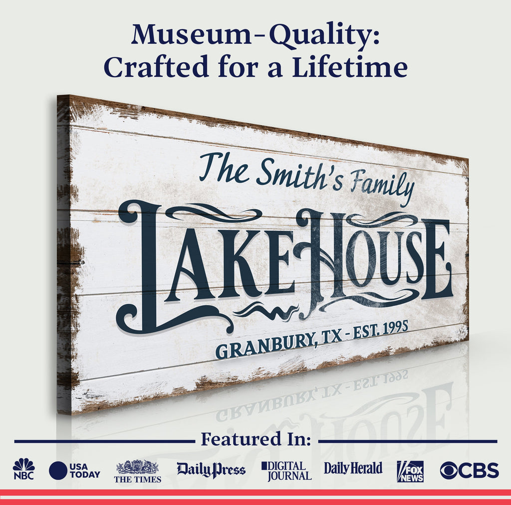 Lake House Sign VII