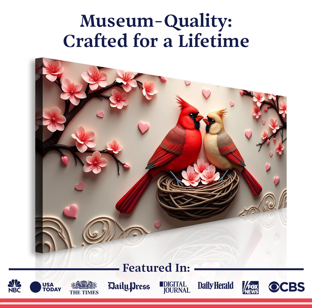 Cardinals Wall Art VI