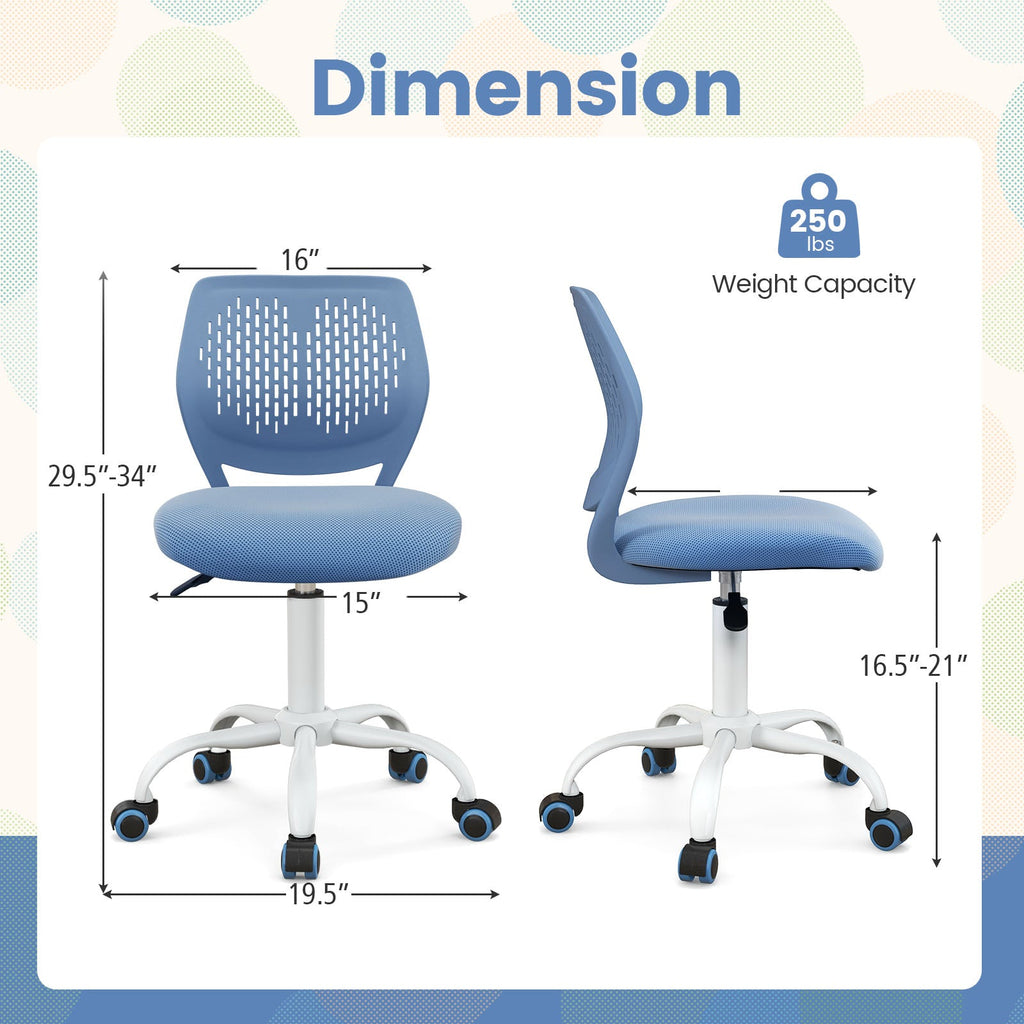 Ergonomic Children Study Chair with Adjustable Height