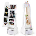 Kids Jewelry Armoire Cabinet with Storage and 2 Tilt Angles