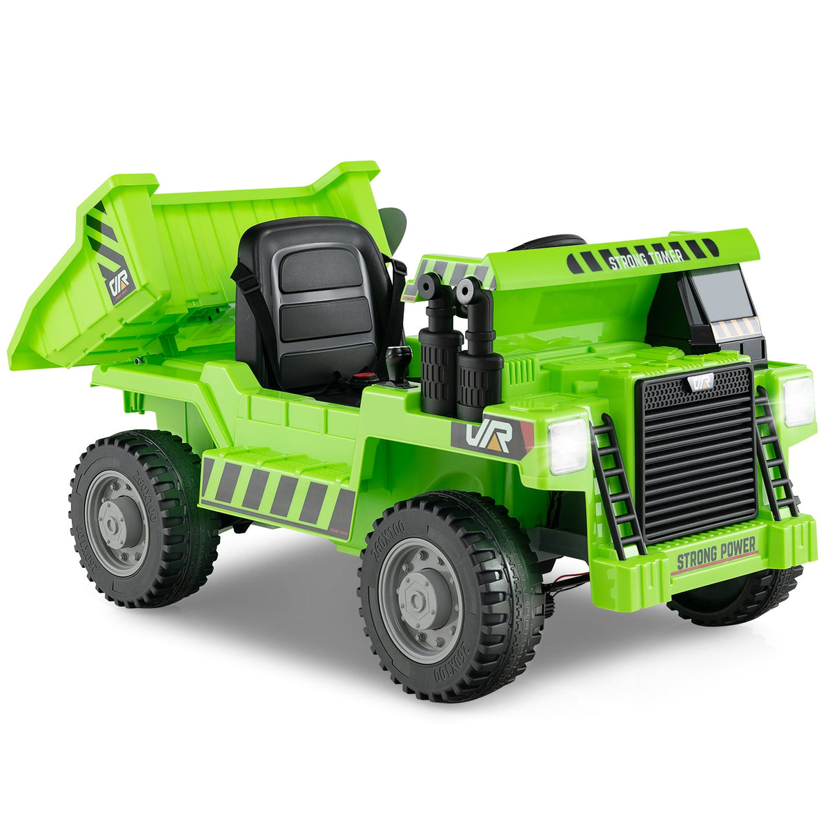Kids Ride on Dump Truck 12V Ride on Car with Electric Dump Bed