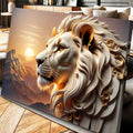 Majestic Lion Wall Art IV