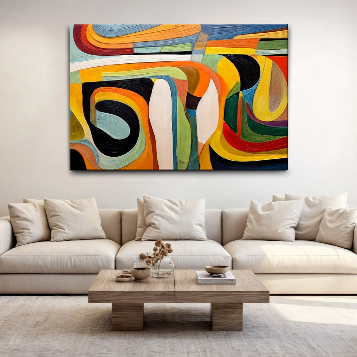 Modern Vibrant Abstract Wall Art