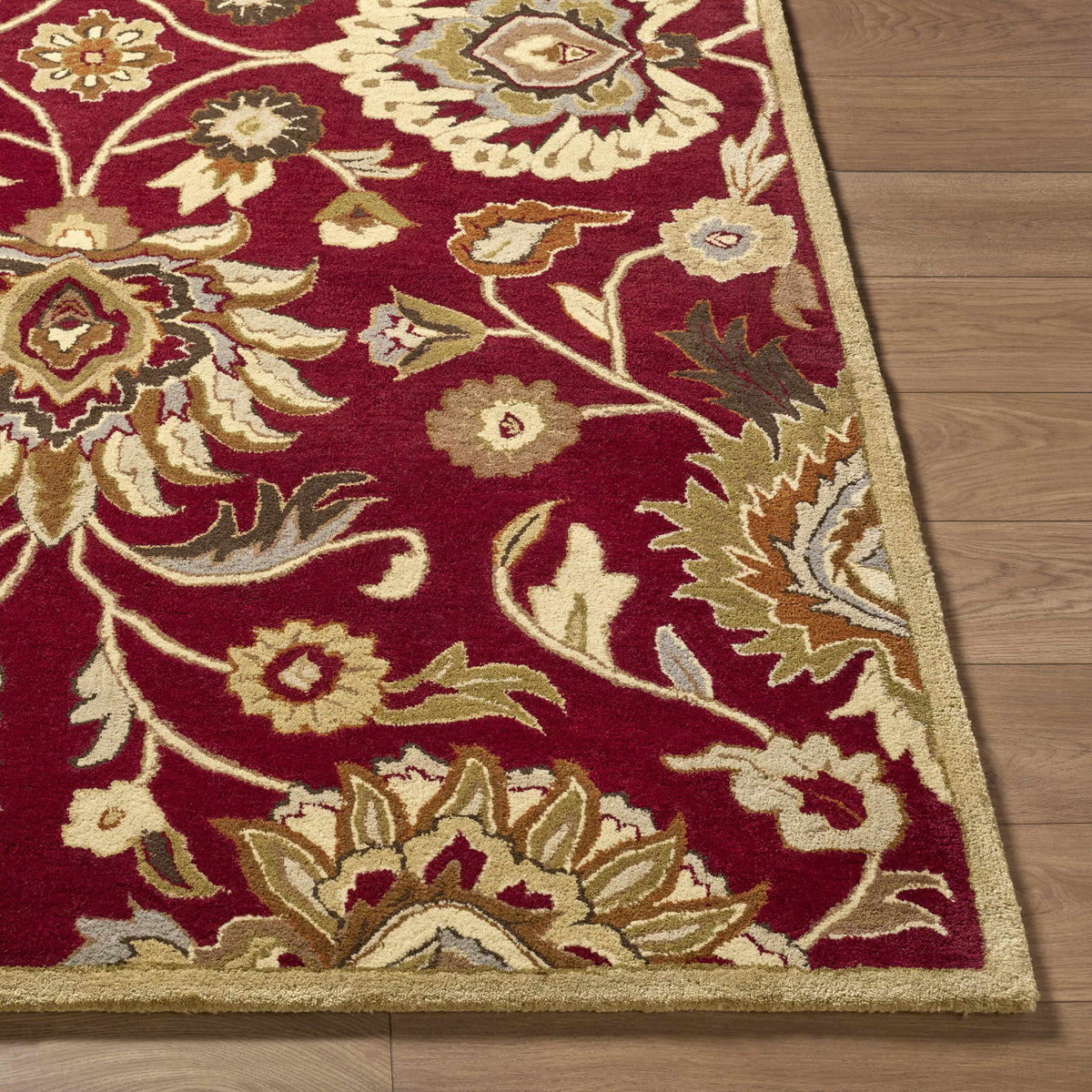 Conesus Red 1061 Hand Tufted Wool Rug