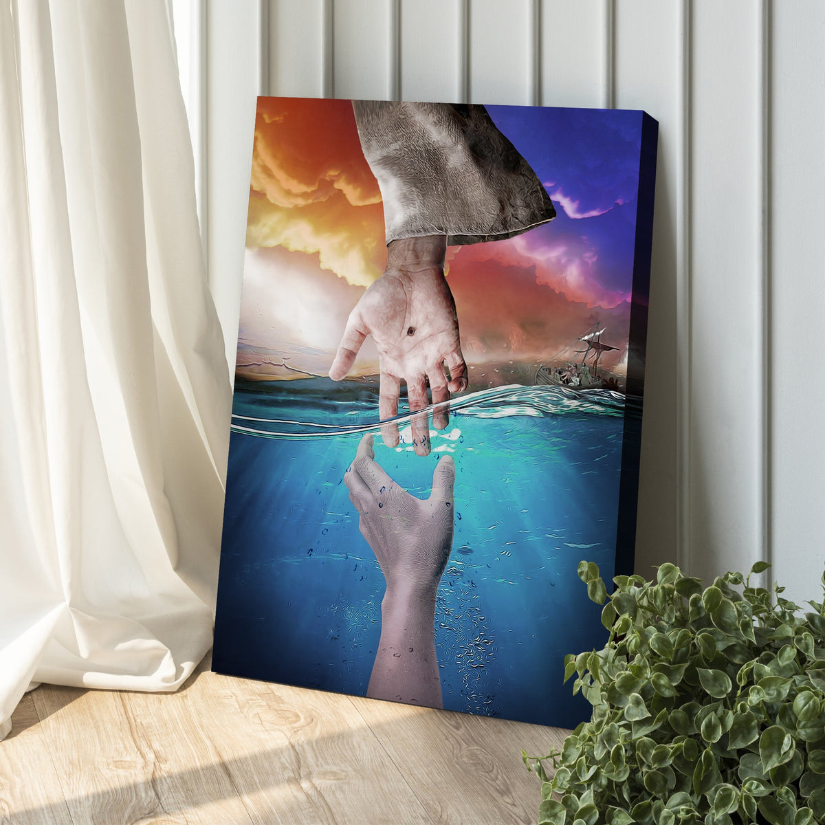 Hand Of God Canvas Wall Art