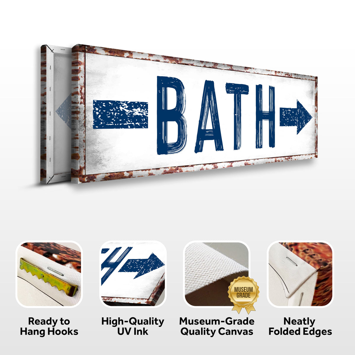 Bath Arrow Sign