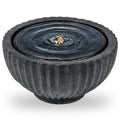 Outdoor Round Sphere Water Fountain with LED Lights and Pump