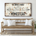 Rustic Homestead Sign