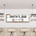 Family Bar Rustic Sign