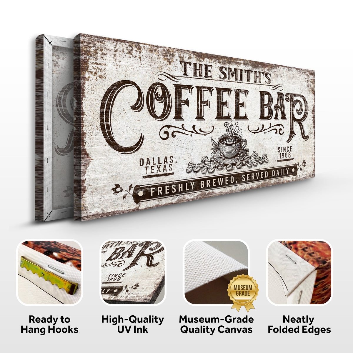 Personalized Coffee Bar Sign III
