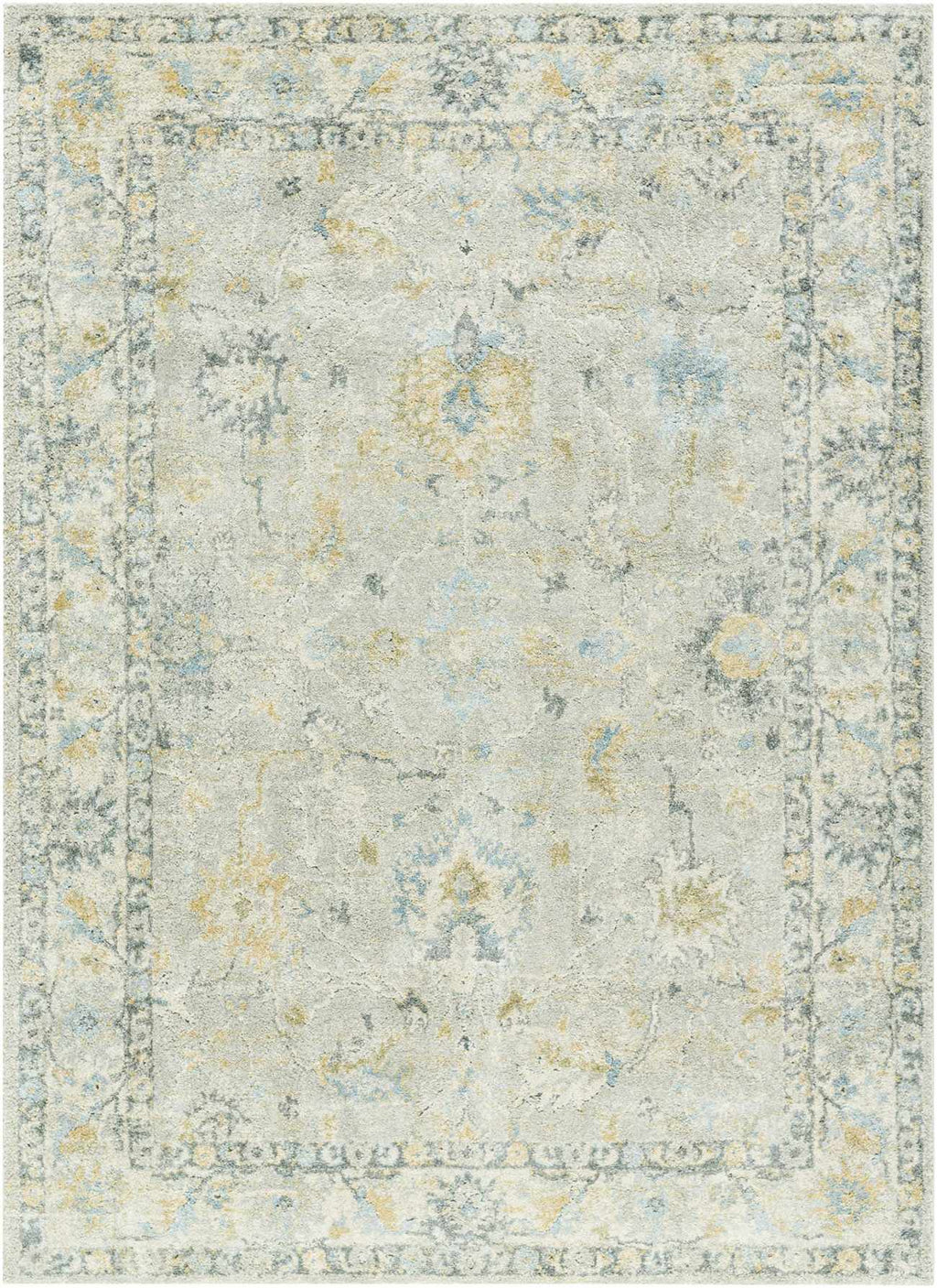 Ahmaud Beige Thick Luxe Area Rug