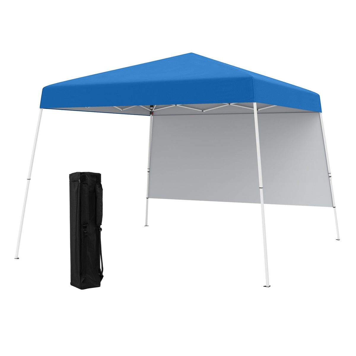 8 X 8 Feet Pop up Canopy Tent with 1 Sidewall and Portable Backpack
