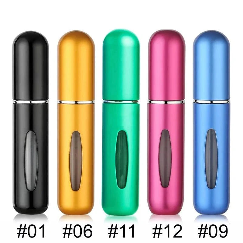 1/5PCS Perfume Atomizer Portable Liquid Cosmetics Containers Traveling Mini Alcochol Perfume Refillable Bottles Empty Spray Bott