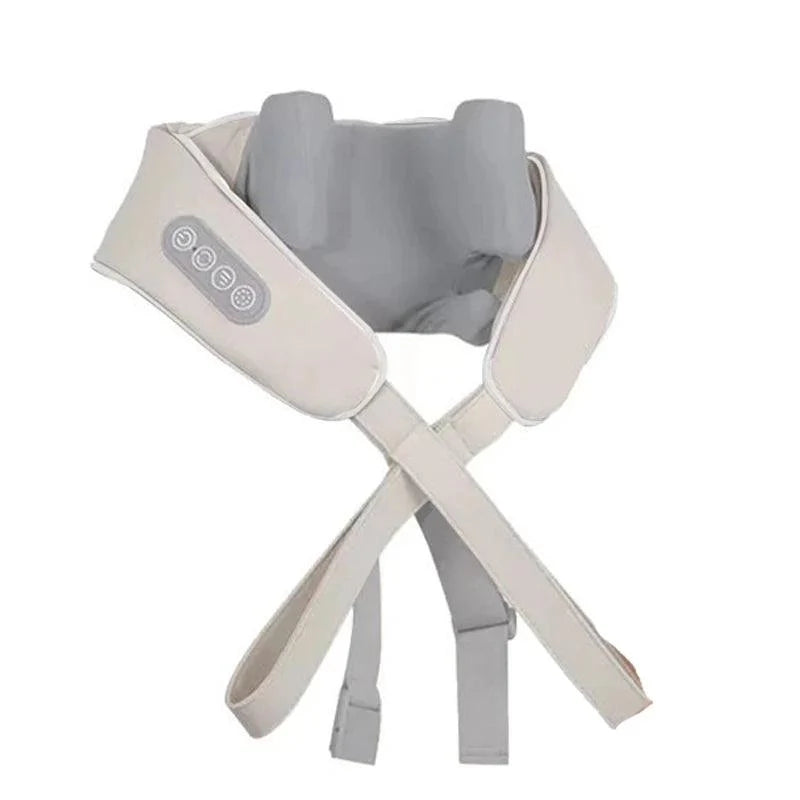 Neck Massager with low Heat Back Shoulder Massager Area Coverage Bionic kneading Wireless Massage
