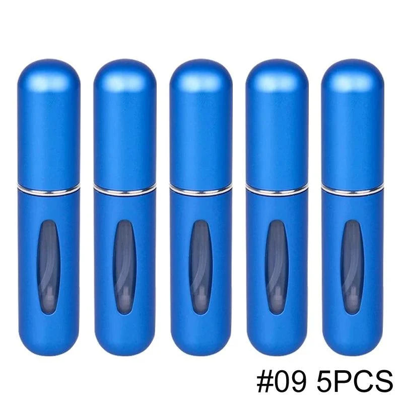 1/5PCS Perfume Atomizer Portable Liquid Cosmetics Containers Traveling Mini Alcochol Perfume Refillable Bottles Empty Spray Bott