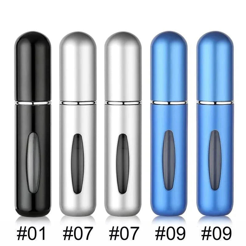 1/5PCS Perfume Atomizer Portable Liquid Cosmetics Containers Traveling Mini Alcochol Perfume Refillable Bottles Empty Spray Bott