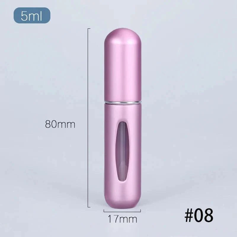 1/5PCS Perfume Atomizer Portable Liquid Cosmetics Containers Traveling Mini Alcochol Perfume Refillable Bottles Empty Spray Bott