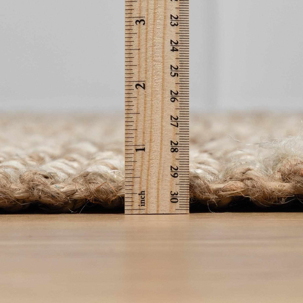 Ambel Tan Camel Jute Area Rug