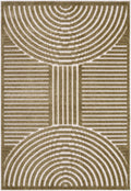 Deron Khaki Washable Area Rug