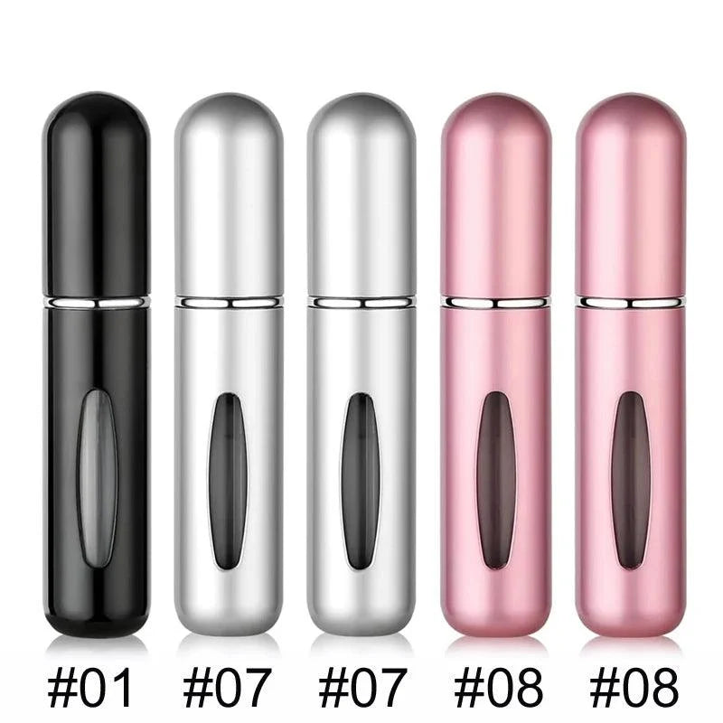 1/5PCS Perfume Atomizer Portable Liquid Cosmetics Containers Traveling Mini Alcochol Perfume Refillable Bottles Empty Spray Bott