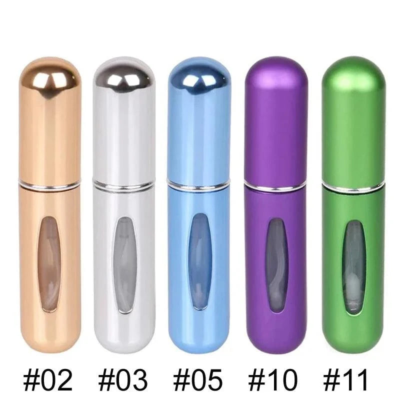 1/5PCS Perfume Atomizer Portable Liquid Cosmetics Containers Traveling Mini Alcochol Perfume Refillable Bottles Empty Spray Bott