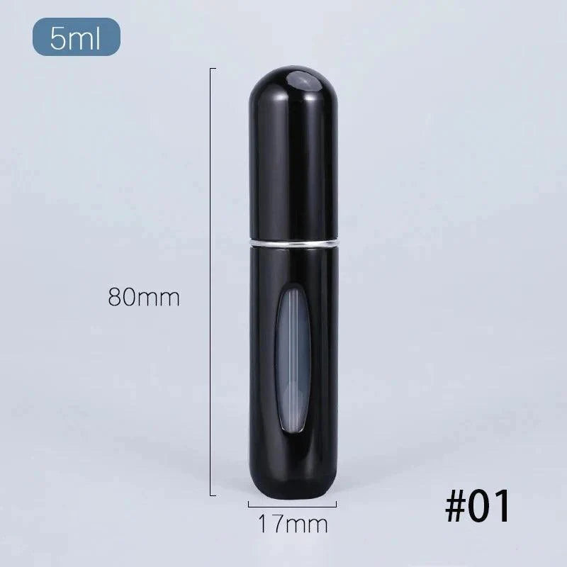 1/5PCS Perfume Atomizer Portable Liquid Cosmetics Containers Traveling Mini Alcochol Perfume Refillable Bottles Empty Spray Bott