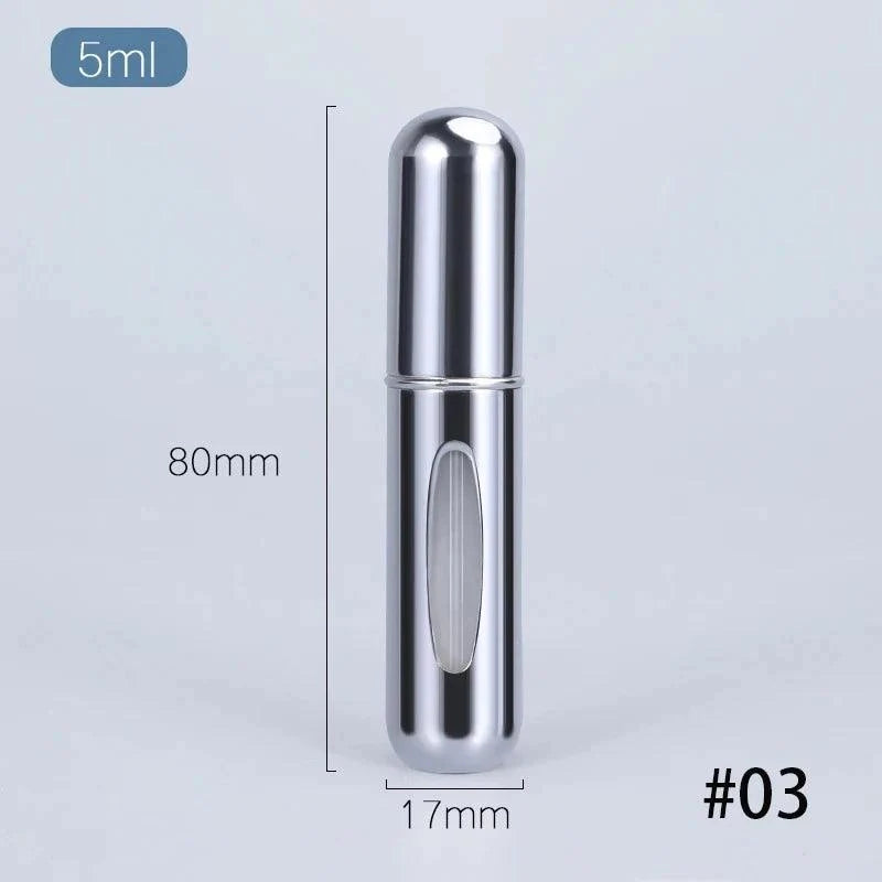 1/5PCS Perfume Atomizer Portable Liquid Cosmetics Containers Traveling Mini Alcochol Perfume Refillable Bottles Empty Spray Bott