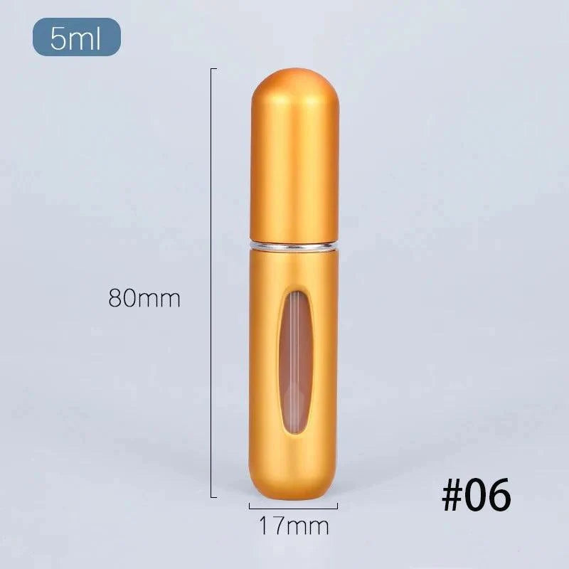 1/5PCS Perfume Atomizer Portable Liquid Cosmetics Containers Traveling Mini Alcochol Perfume Refillable Bottles Empty Spray Bott