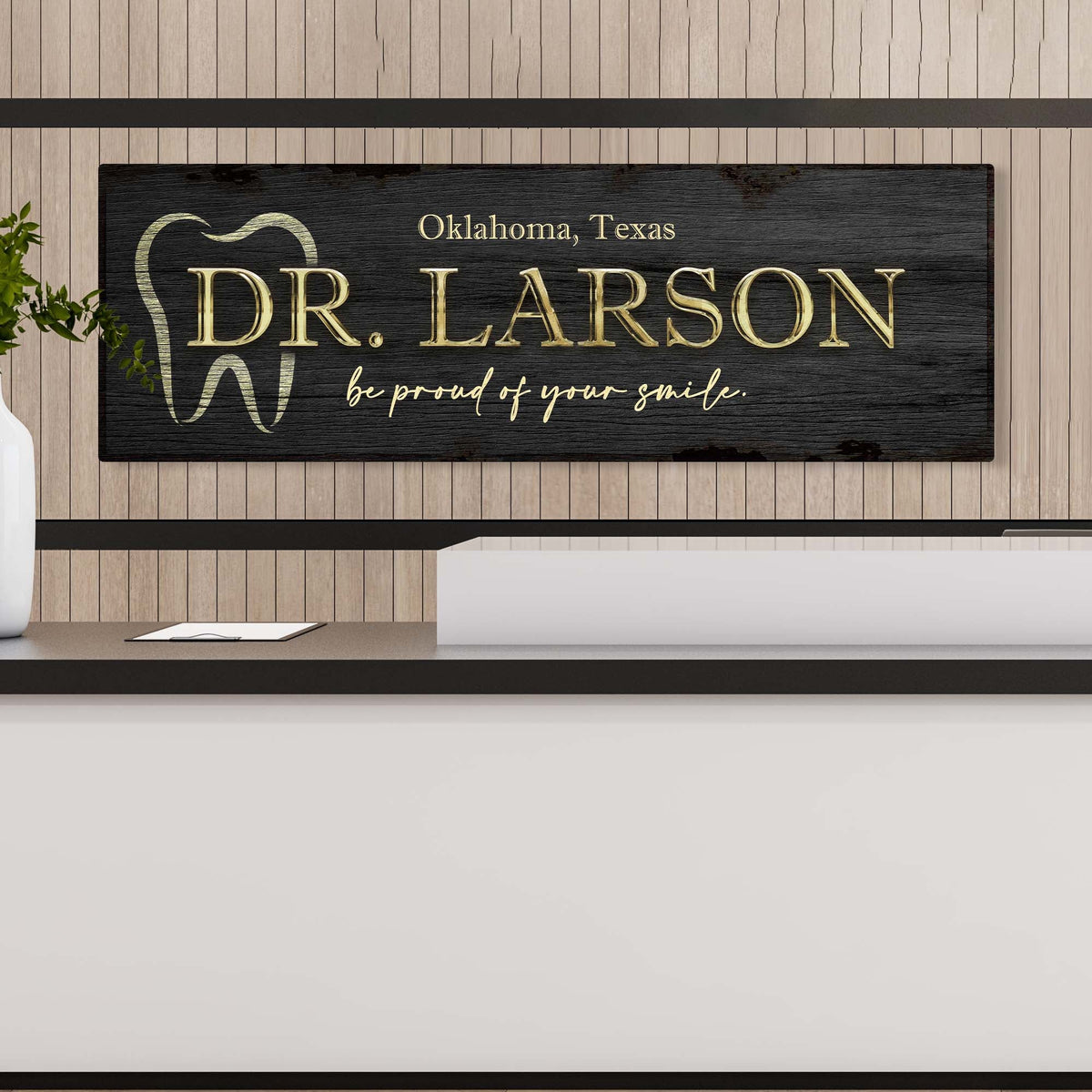 Dentist Name Sign