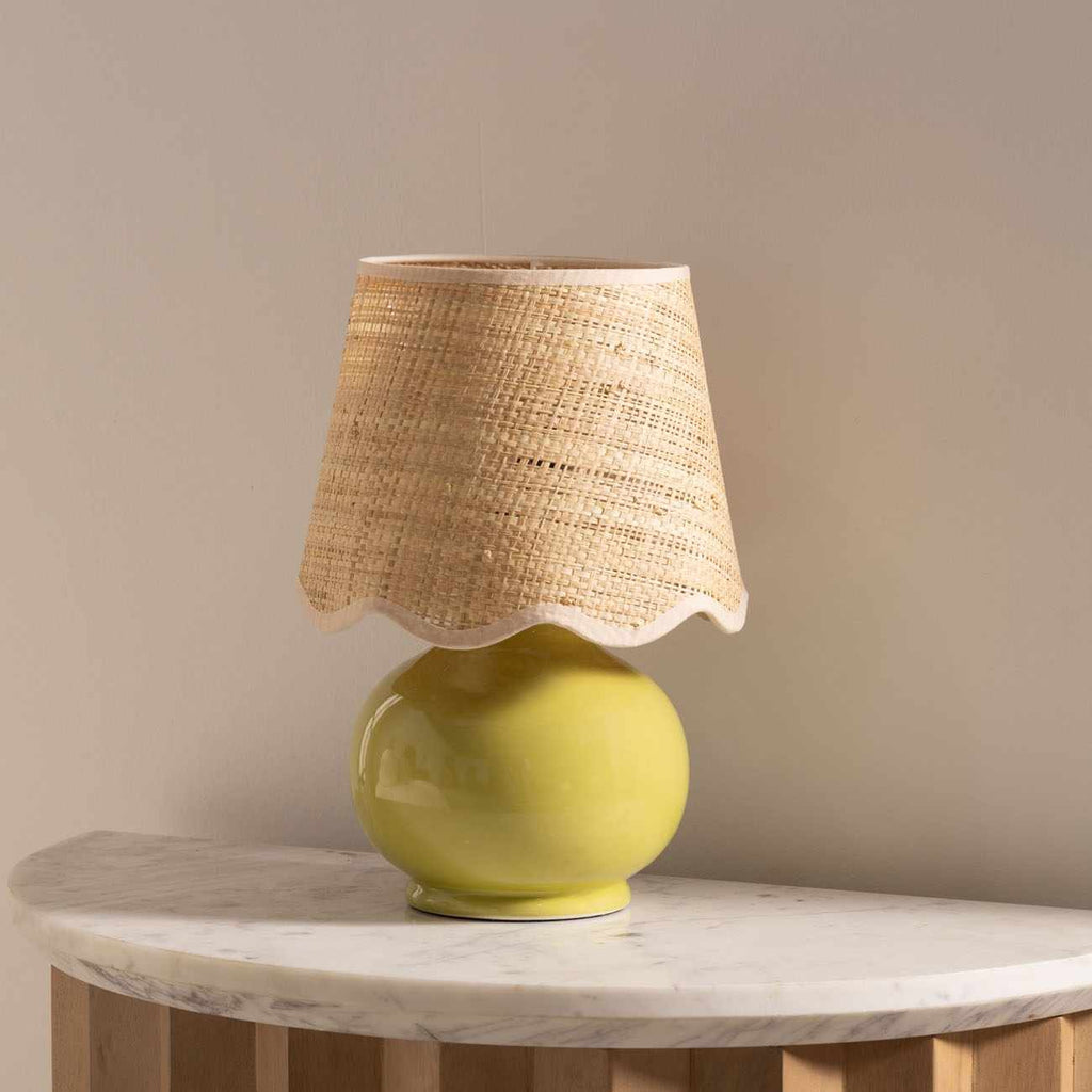 Theisseil Olive Green Table Lamp