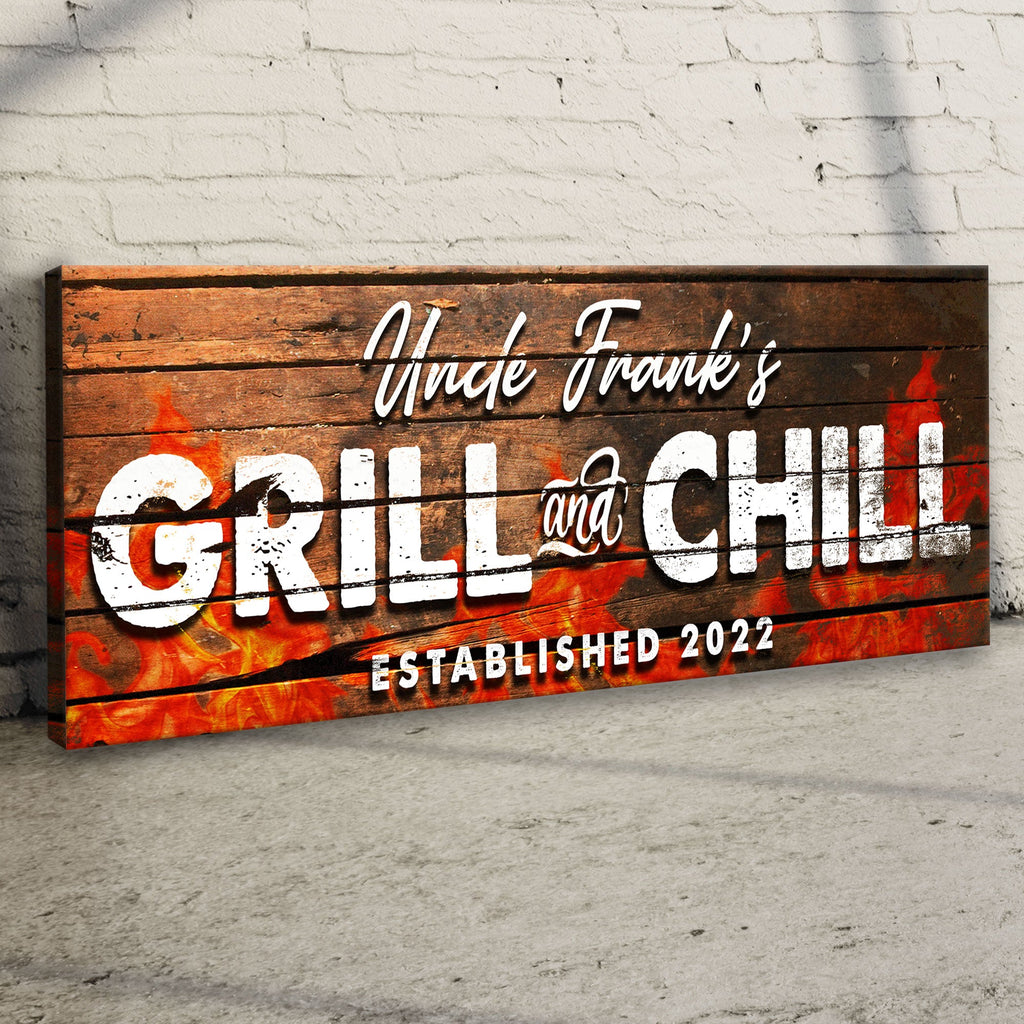 Grill And Chill Sign II