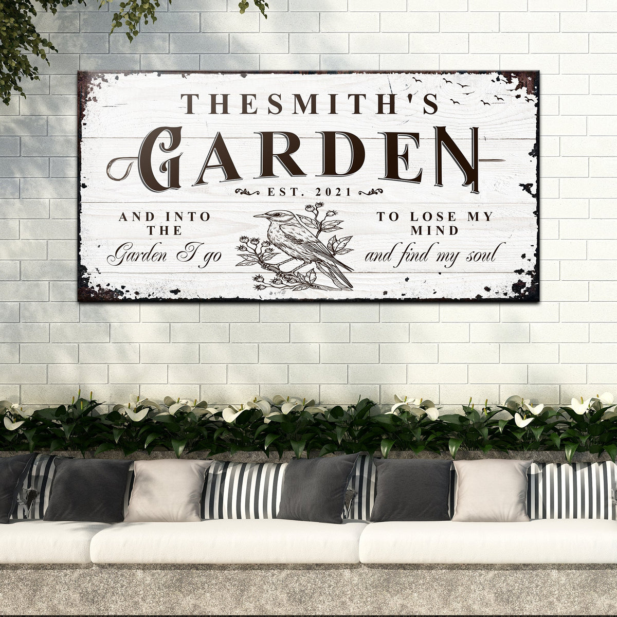 Family Garden Sign