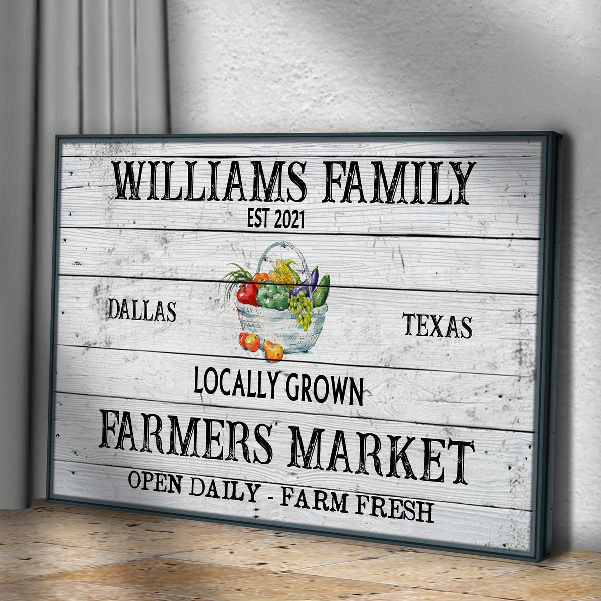 Farmers Market Sign II
